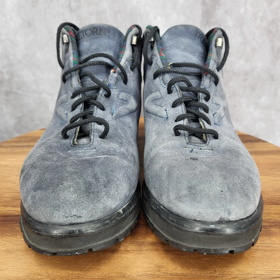 Botas de Senderismo Tretorn De Colección Para Mujer 10 B Gris Cuero Senderos Exterior Años 80 Foto 3 de 4