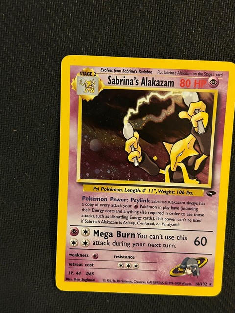 Sabrina's Alakazam #16 (Gym Challenge (2000))