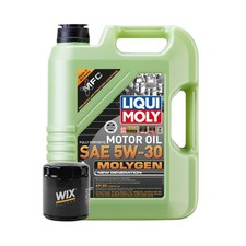 5L Liqui Moly Molygen New Gen 5W-30 Wix Engine Oil Change Kit for 9000 L4 FWD