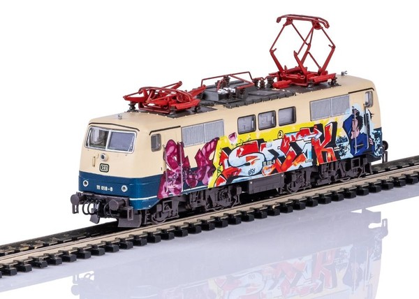 Trix 16724, Elektrolok Br 111 Graffiti, Db, Digital + Sound, Neu & Ovp, N-image