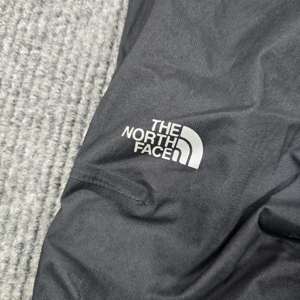 Pantalones de nieve The North Face niños pequeños 7/8 negros HyVent impermeables esquí EZ crecer Foto 2 de 4