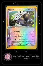 Carta Pokemon Aggron Reverse Holo 1/109 EX Rubino e Zaffiro 2003 LP