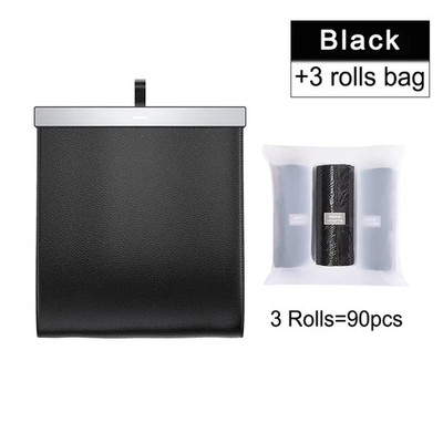 Baseus Car Trash Garbage Bag Back Seat Dustbin Waste Rubbish Basket Organizer