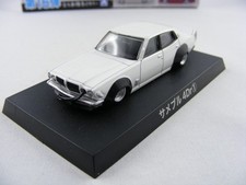 75 Datsun Bluebird G610 4dr bianco, Aoshima Grachan Coll. Vol. 16, 1/64