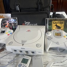 SEGA Dreamcast Console/White HKT-3020 Rev0 VAO Launch Era Bundle Seaman Game