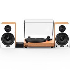 Fluance RT83 Vinyl Turntable, PA10 Preamp, Ai61 Powered 6.5" Bookshelf Speakers