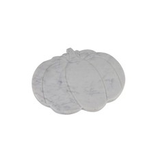 Halloween Pumpkin Marble Serving Board Tray for Party Decor and Food Display