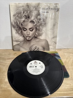 Madonna Bad Girl 12'' Vinyl (1992, Maverick, W0154TW) William Orbit remixes