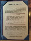 Biblia Sacra manuscript c. 1260 Exodus 25:12 - 27:9 in professional trifold — photo 4