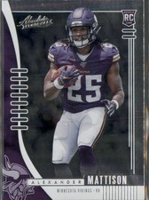 Alexander Mattison 2019 Panini Absolute Minnesota Vikings #102