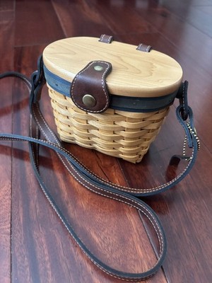 Vintage Longaberger 2000 Collector's Club Small Saddlebrook Basket Purse