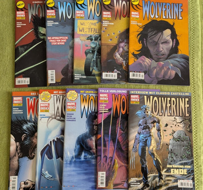 Wolverine Comics Panini Marvel (2004) Nr. 1 2 3 4 5 6 7 8 9 10 - 10 Hefte