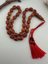 VTG Collectible Faturan Amber Islamic 33 Beads Rosary