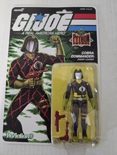 PYTHON PATROL COBRA COMMANDER GI Joe ReAction Plus Super7 Target Exclusive New
