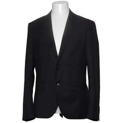 Lindbergh White, Blazer, Größe: 48, Schwarz, Polyester/Viskose/Wolle #0kU