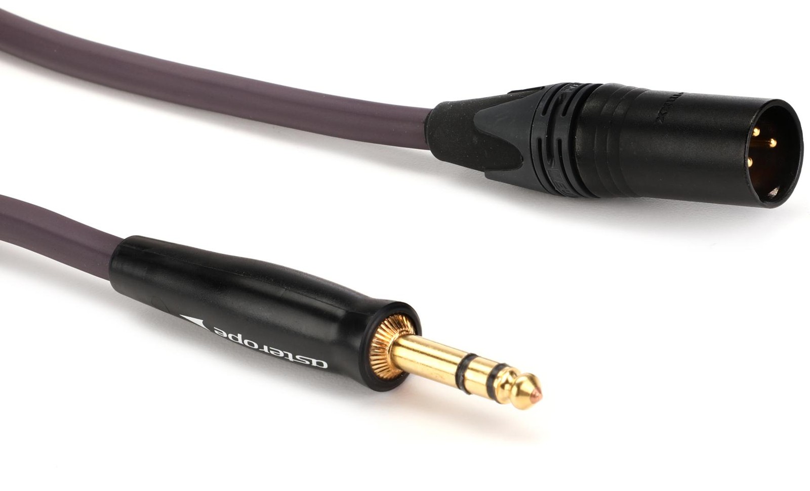Акустический кабель Asterope AST-P06-TRG Pro Studio TRS - XLR - 6 футов, бордовый