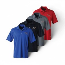 Men  s C6 Corvette Callaway Dry Core Performance Polo
