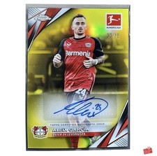 Aleix Garcia Chrome 2024/25 Yellow /75 Auto