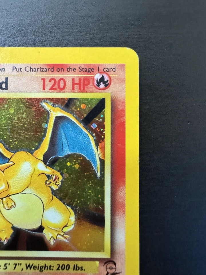 Charizard 4/130 Holo Rare Base Set 2 Pokemon Card DMG - Image 3 of 4