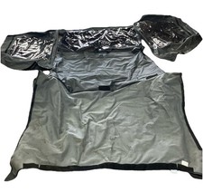 96-07 Jeep Frameless Trail Top Vinyl Black Diamond Color With Tinted Windows