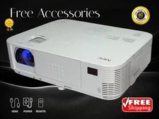 NEC M403X DLP Projector Large Screen up to ~300″ Diagonal 4000 ANSI 4K w/Bundle
