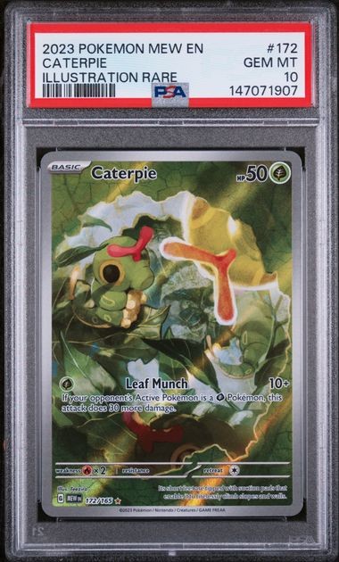 Caterpie Pokemon Mew En-151 172 NM PSA 10