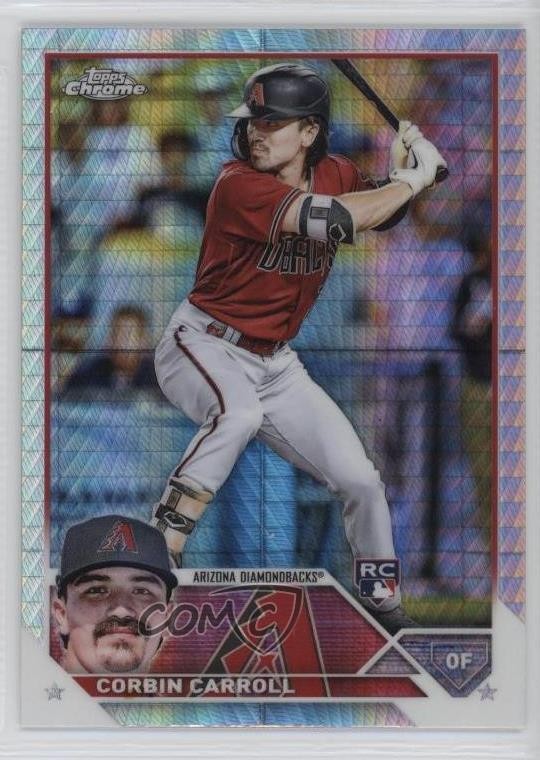 2023 Topps Chrome Prism Refractor Corbin Carroll #95 0u0o