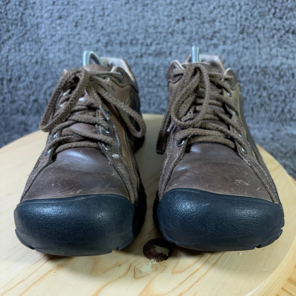 Keen Presidio Hiking Shoe Womens Size 10 Brown Leather Outdoor Trail Sneakers - Image 2 of 4