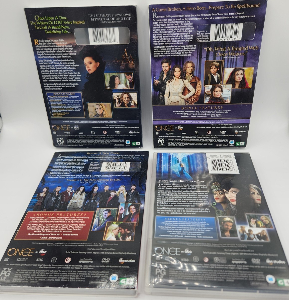 Once Upon a Time Complete Series Seasons 1-7 DVD for sale online