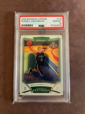 2008-09 Bowman Chrome RUSSELL WESTBROOK RC Rookie Card PSA! Beauty! #114