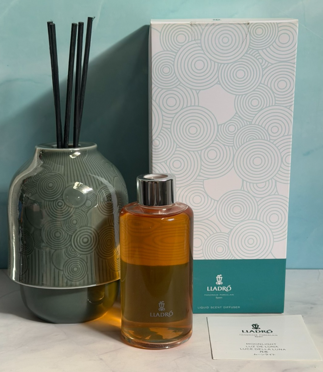 Lladro Campanella Perfume Diffuser Moonlight Scent Fine Porcelain NWB RRP £205