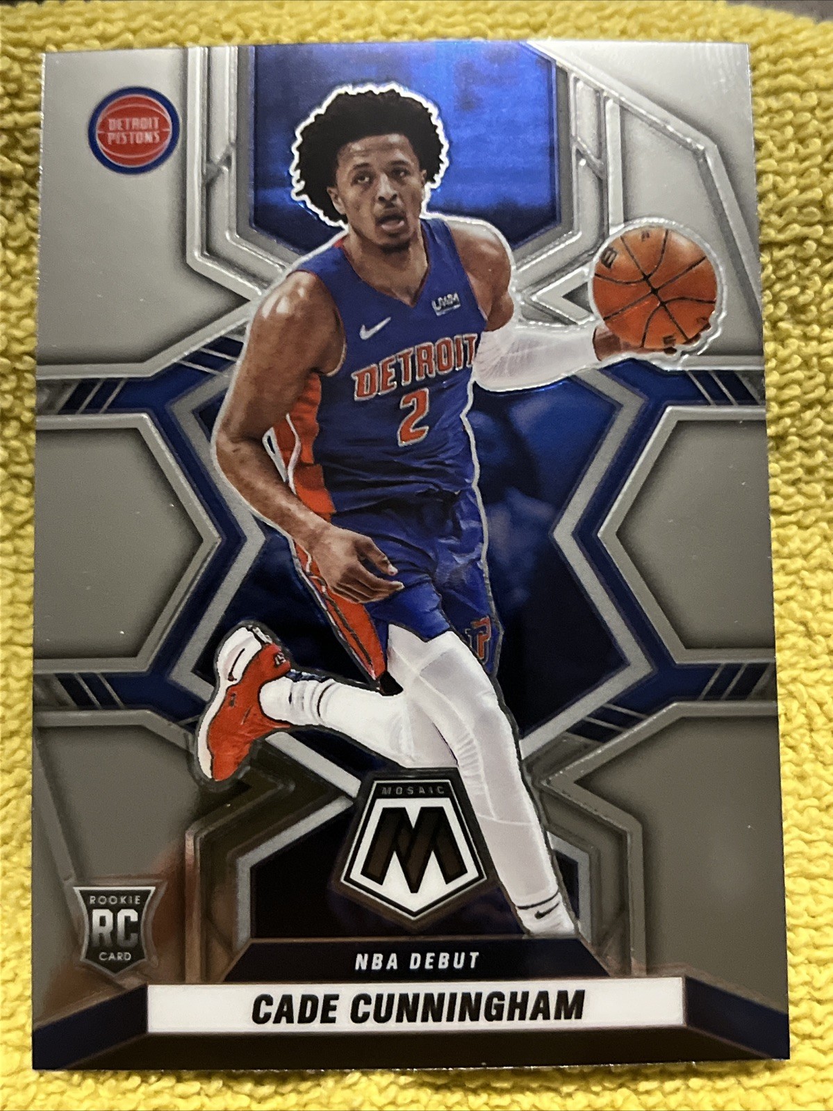 2021-22 Mosaic - NBA Debut Cade Cunningham Rookie Basketball Card ￼