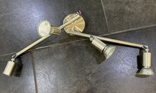 Deckenleuchter /Deckenstrahler Lampe 2 armig Halogen