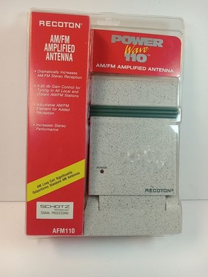 Power Wave 110 Am/fm Amplifed Antenna. 1991 Recton.