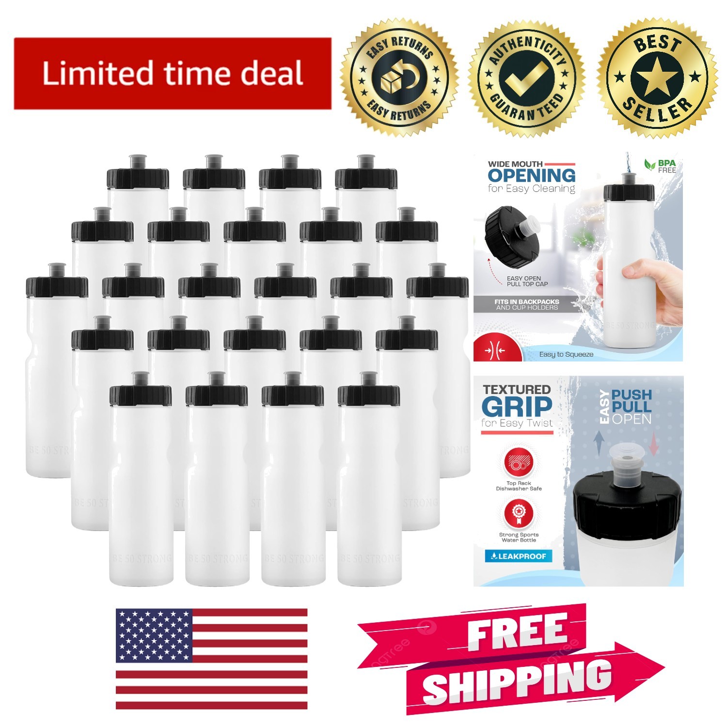 S - Bulk 24-pack For Sports Teams