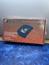 Orcom 12V Car Headrest 5.6" Color TFT LCD Monitor, Complete New Open Box