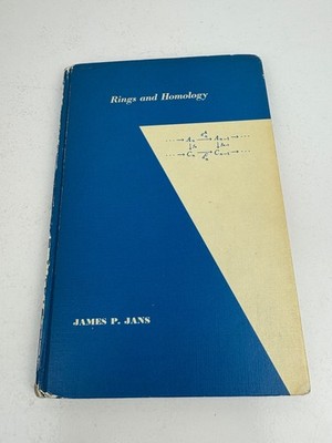 Rings and Homology by James P. Jans Book