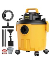 Shop Vacuum Wet And Dry, 5 Gallon 6 Peak Horsepower Wet/Dry Vac, Powerful