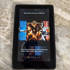 Amazon Kindle Gen 1 7" 8GB Storage - Black - D01400 Tested Working