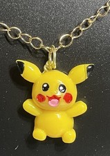 Child  s Funny Looking Yellow Puppy Dog Pendant With 20  Gold-Plated Necklace