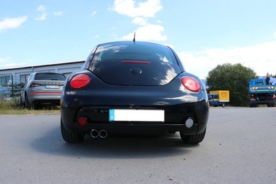 Fox passend für New Beetle 1C, 9C, 1Y - US-Version Endschalldämpfer Ø63,5 - 2x76