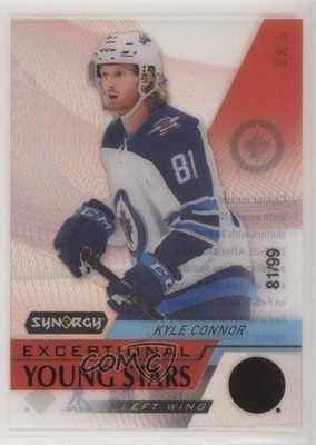 2020-21 Upper Deck Synergy Exceptional Young Stars Black 81/99 Kyle Connor 05bx
