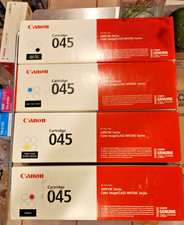 Genuine Canon 045 full set of 4 Standard Yield Toner Cartridge New