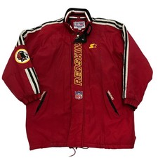 Vintage Washington Redskins Starter Jacket Medium NFL Pro Line 90s Puffer Coat