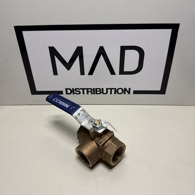 NIBCO T-580-70-W3 1-1/2 in. FNPT 3-Way Ball Valve