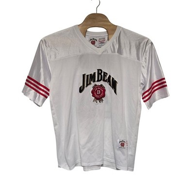 Jim Beam Football Jersey Embroidered Adult Size XXL Genuine Beam Whiskey