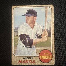 1968 TOPPS MICKEY MANTLE *Gordys Card Shack*
