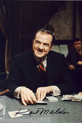Karl Malden ++Autogramm++ ++Hollywood-Legende++