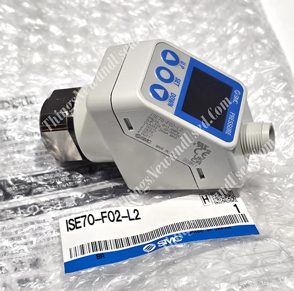 SMC ISE70 series pressure switch  ISE70-F02-L2 digital display  HIGH-PRECISION - Image 2 of 3