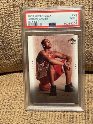 2003 Upper Deck Lebron James PSA 9 #26 Rookie RC Card NEW 2003 Upper Deck Lebron James PSA 9 #26 Rookie RC Card NEW